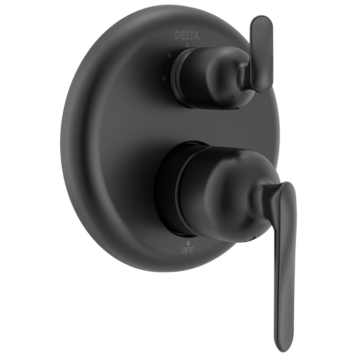 Delta Bonacci T24845 14 Series 3-Setting Integrated Diverter Trim - Matte Black