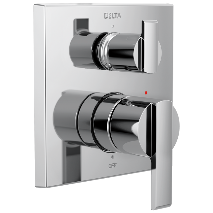 Delta T24867 Ara Angular Modern Monitor 14 Series Valve Trim with 3-Setting Integrated Diverter