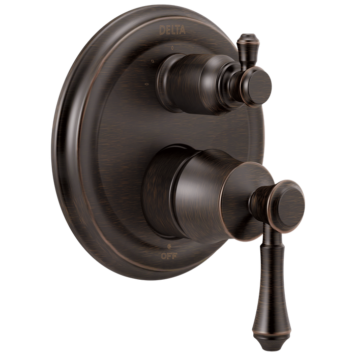 Delta T24897 Cassidy Traditional 2-handle Monitor 14 Series Valve Trim with 3-Setting Integrated Diverter