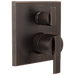 Angular Modern Monitor 14 Series Valve Trim with 6-Setting Integrated Diverter