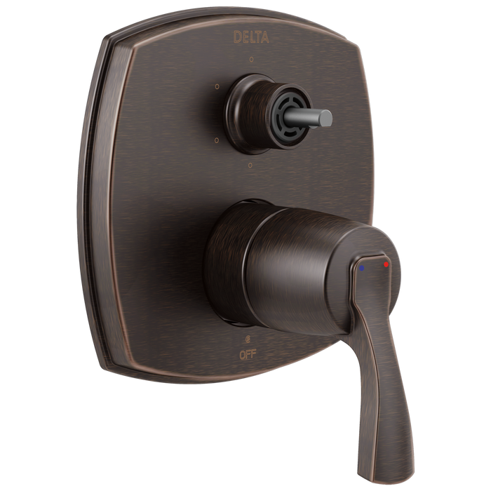 Delta Stryke: 14 Series Integrated Diverter Trim with Six Function Diverter Less Diverter Handle
