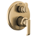 Delta Tetra: 14 Series Integrated Diverter Trim with 6-Setting