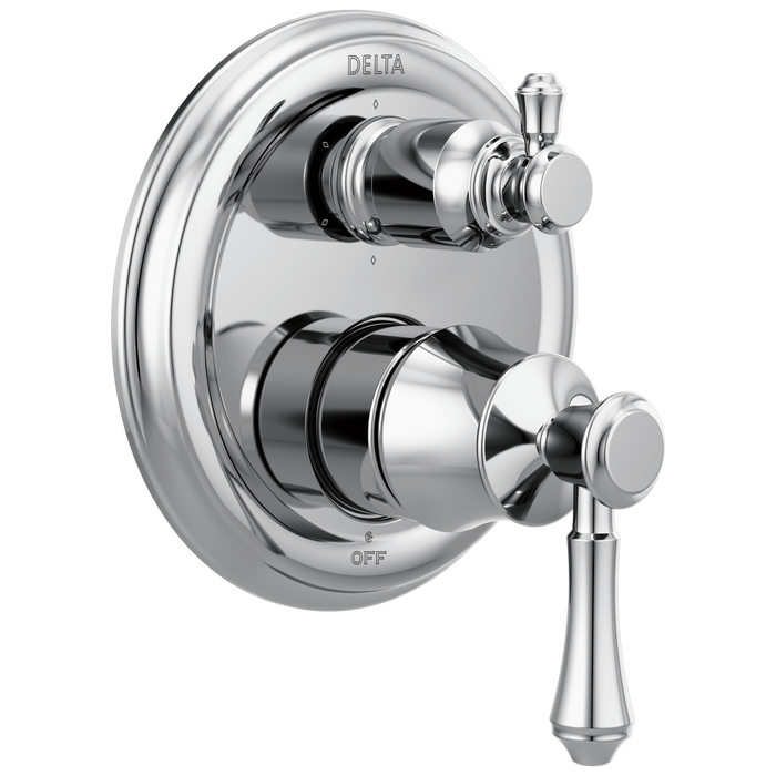 Delta T24997 Cassidy Traditional 2-handle Monitor 14 Series Valve Trim with 6-Setting Integrated Diverter