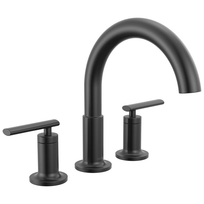 Delta Altado T2742 Roman Tub Trim - Matte Black