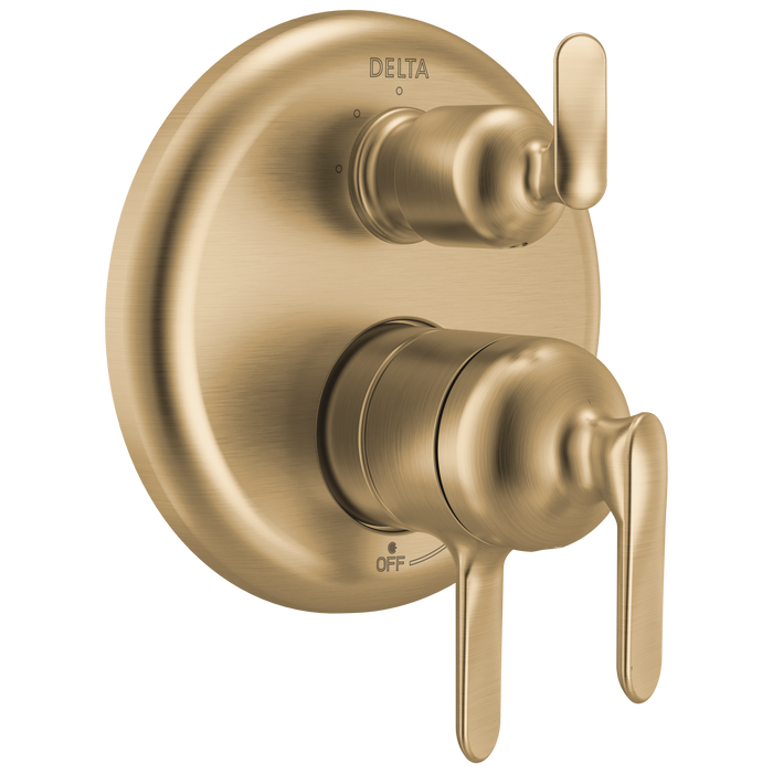 Delta Bonacci T27845 17 Series 3-Setting Integrated Diverter Trim - Lumicoat Champagne Bronze