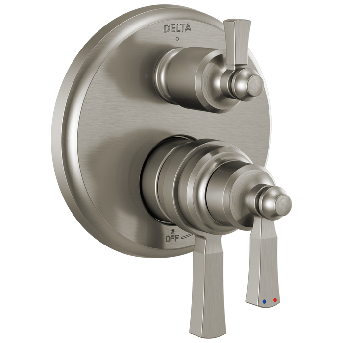Delta Delta Dorval™: Traditional 2-Handle Monitor 17 Series Valve Trim with 3 Setting Diverter