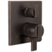 Angular Modern Monitor 17 Series Valve Trim with 3-Setting Integrated Diverter