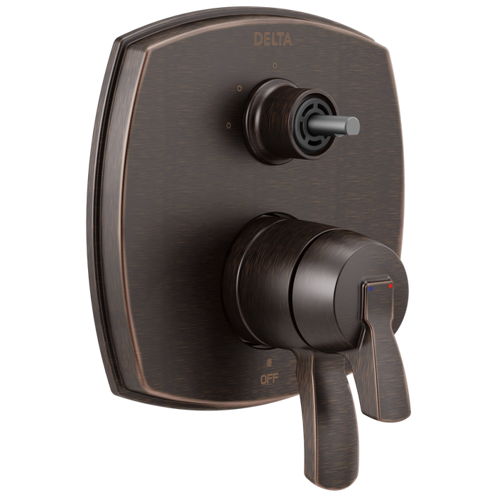 Delta Delta Stryke: 17 Series Integrated Diverter Trim with Three Function Diverter Less Diverter Handle