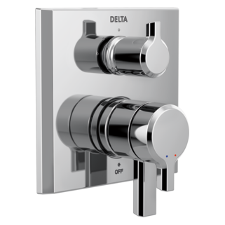 Delta Pivotal: 17 Series Integrated Diverter Trim - 3 Function Diverter