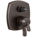 Delta Stryke: 17 Series Integrated Diverter Trim with Six Function Diverter Less Diverter Handle