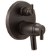 Delta T27T859 Trinsic Contemporary Two Handle Tempassure 17T Series Valve Trim with 3-Setting Integrated Diverter
