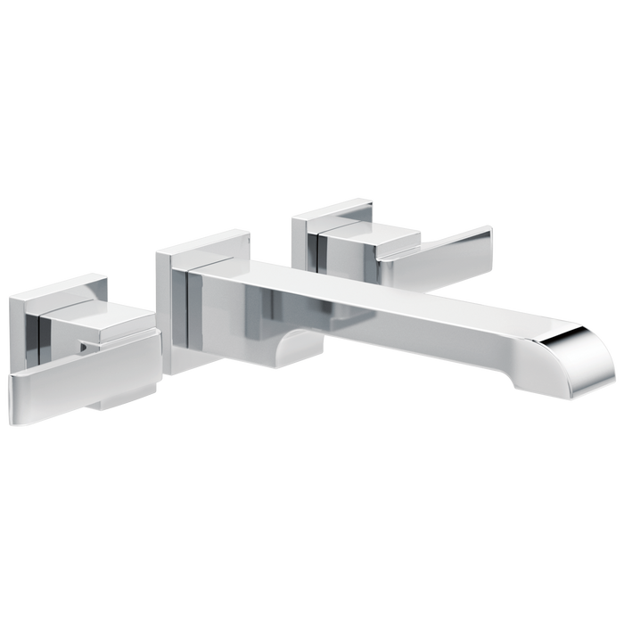 Delta T3567LF Ara Two Handle Wall Mount Lavatory Faucet Trim