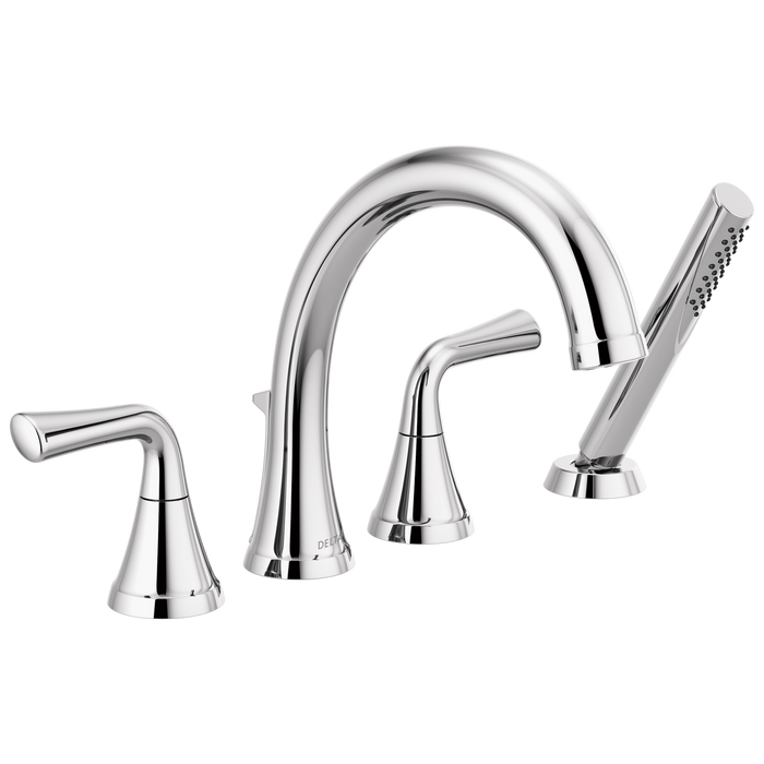 Delta Delta Kayra™: Roman Tub Trim with Hand Shower