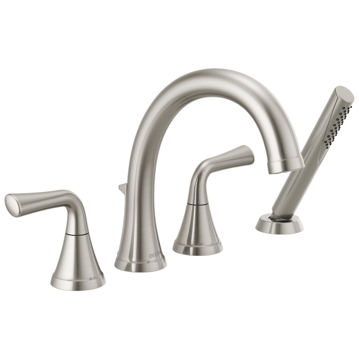 Delta Delta Kayra™: Roman Tub Trim with Hand Shower