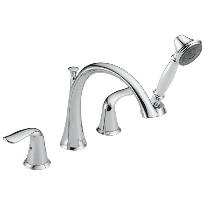Delta T4738 Lahara Roman Tub with Handshower Trim