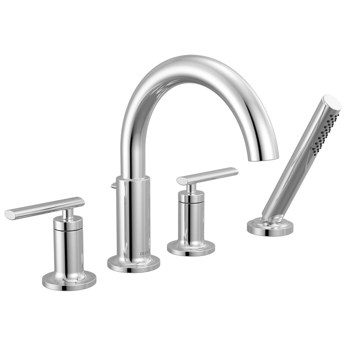 Delta Altado T4742 Roman Tub Trim with Hand Shower - Chrome