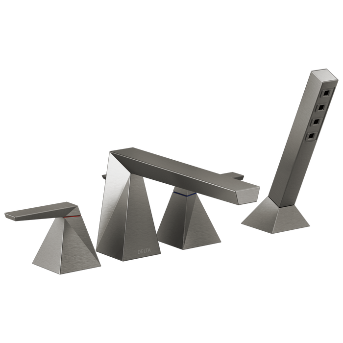 Delta Trillian: Two-Handle Roman Tub Trim with Hand Shower