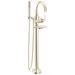Delta Bonacci T4745 Floor Mount Tub Filler Trim - Lumicoat Polished Nickel