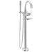 Delta Bonacci T4745 Floor Mount Tub Filler Trim - Lumicoat Chrome