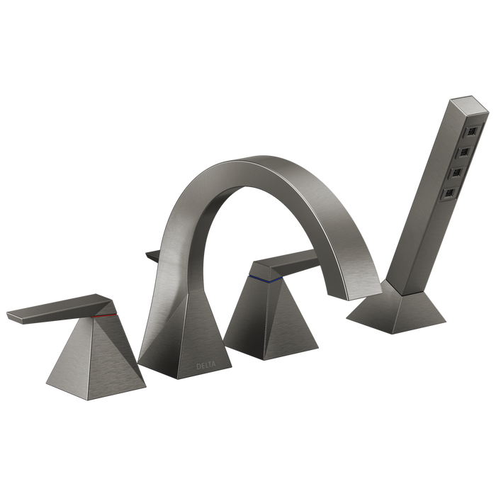 Delta Trillian: Two-Handle Roman Tub Trim with Hand Shower