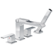 Delta T4768 Ara Channel Roman Tub with Hand Shower Trim