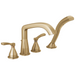 Delta Stryke T4776 Roman Tub Trim with Hand Shower - Lumicoat Champagne Bronze