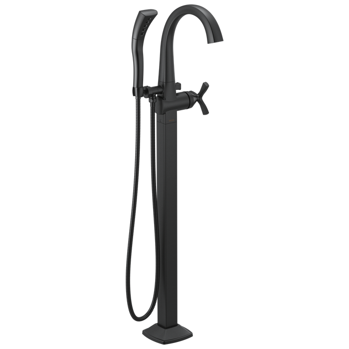 Delta Delta Stryke: Single Handle Floor Mount Tub Filler Trim