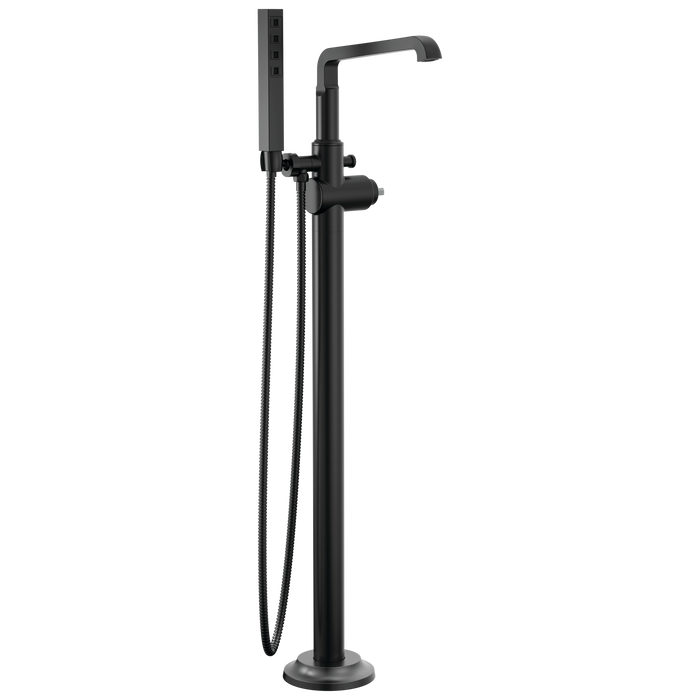 Delta Tetra: Floor Mount Tub Filler Trim