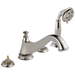 Delta T4795-LHP Cassidy Roman Tub Trim with Hand Shower - Low Arc Spout - Less Handles
