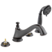 Delta T4795-LHP Cassidy Roman Tub Trim with Hand Shower - Low Arc Spout - Less Handles