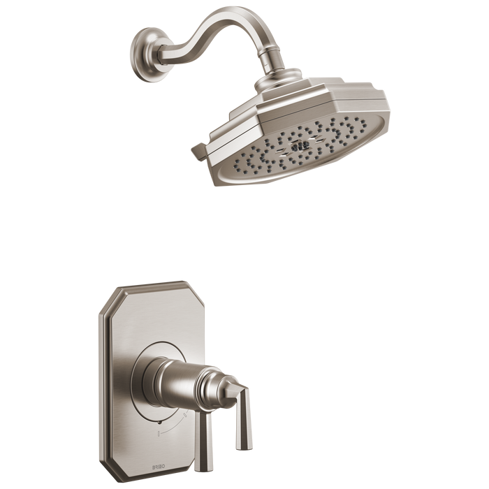 Brizo Beauclere T60265 TempAssure Thermostatic Shower Only Trim - Luxe Nickel