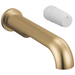 Brizo Roccesco T657110LF Single-Handle Wall Mount Lavatory Faucet - Less Handle - Luxe Gold