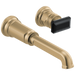 Brizo Invari T65776LF Two-Hole, Single-Handle Wall Mount Lavatory Faucet - Less Handle 1.2 GPM - Luxe Gold