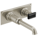 Brizo Invari T65776LF Two-Hole, Single-Handle Wall Mount Lavatory Faucet - Less Handle 1.2 GPM - Luxe Nickel