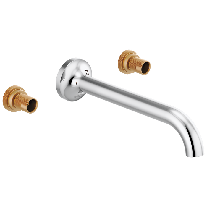 Brizo Odin: Two-Handle Wall Mount Lavatory Faucet - Less Handles
