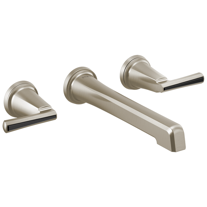 Brizo Levoir T65898LF Two-Handle Wall Mount Lavatory Faucet - Less Handles 1.2 GPM - Luxe Nickel