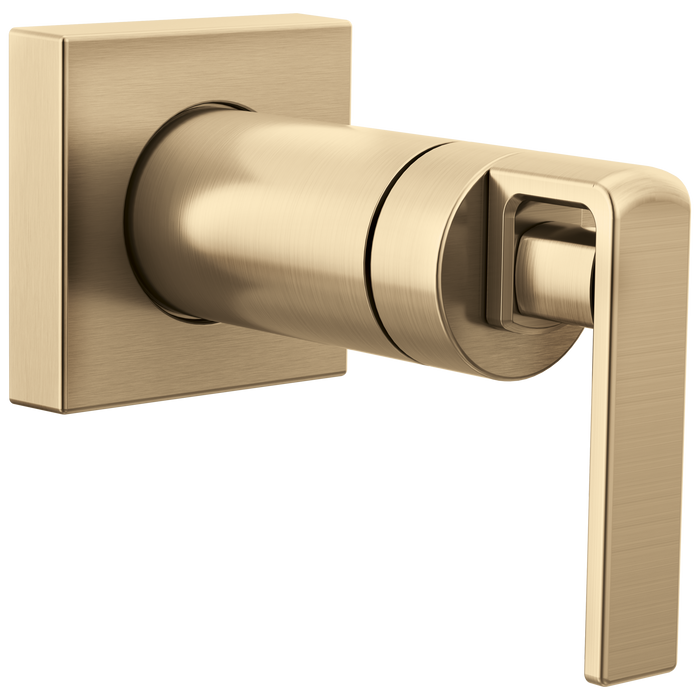 Brizo Frank Lloyd Wright T66699 Sensori Volume Control Trim With Gap Lever Handle - Luxe Gold