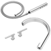 Brizo Roccesco T703110 Two-Handle Tub Filler Trim Kit with Lever Handles - Chrome