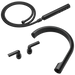 Brizo Roccesco T703111 Two-Handle Tub Filler Trim Kit with Bent Lever Handles - Matte Black