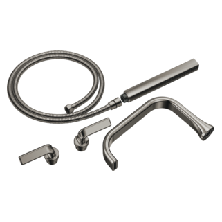 Brizo Allaria: Two-Handle Tub Filler Trim Kit with Twist Lever Handles