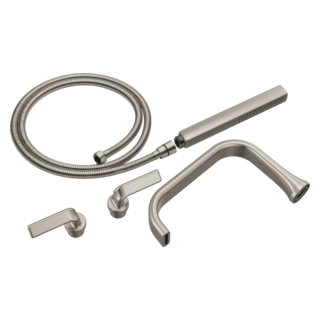 Brizo Allaria: Two-Handle Tub Filler Trim Kit with Twist Lever Handles