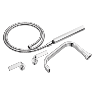 Brizo Allaria: Two-Handle Tub Filler Trim Kit with Twist Lever Handles