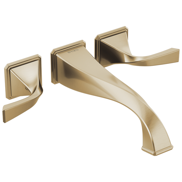 Brizo Brizo Virage: Two-Handle Wall Mount Tub Filler
