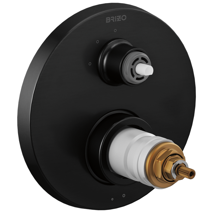 TempAssure Thermostatic Valve with 3-Function Diverter Trim - Less Handles