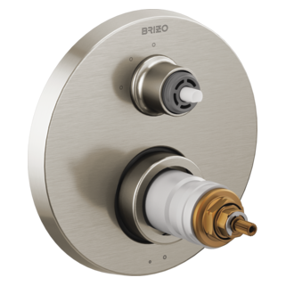 Brizo Litze: TempAssure Thermostatic Valve with 3-Function Diverter Trim - Less Handles