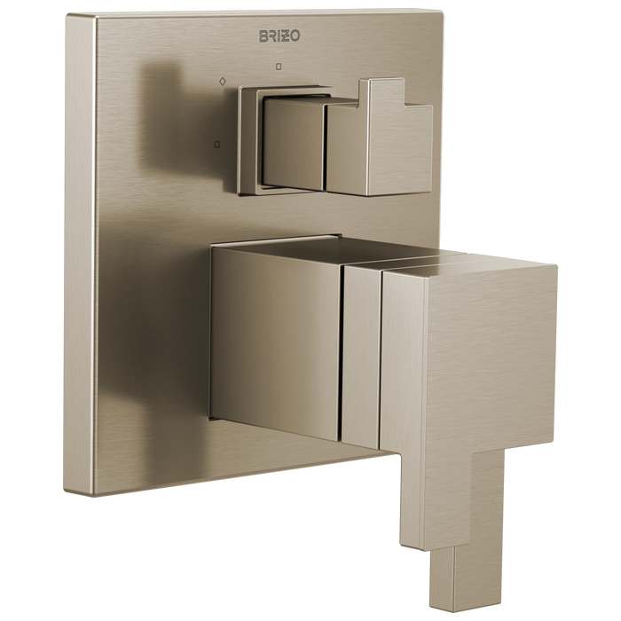 Brizo Brizo Siderna: TempAssure Thermostatic Valve with Integrated 3-Function Diverter Trim