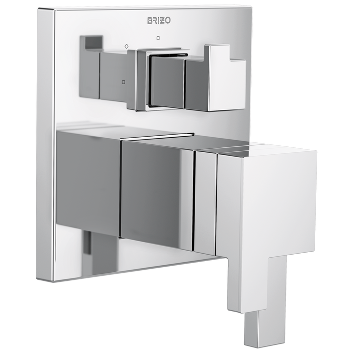 Brizo Brizo Siderna: TempAssure Thermostatic Valve with Integrated 3-Function Diverter Trim