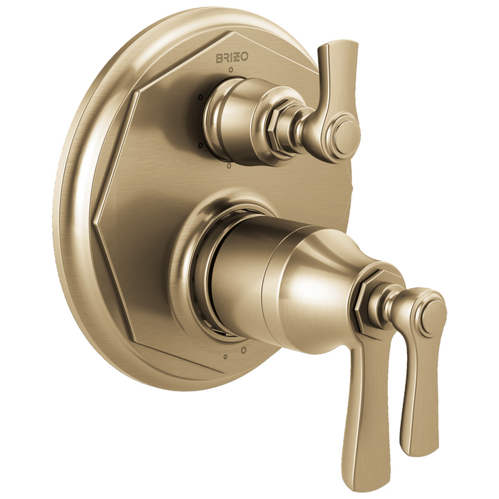 Brizo Brizo Rook: TempAssure Thermostatic Valve with 6-Function Diverter Trim