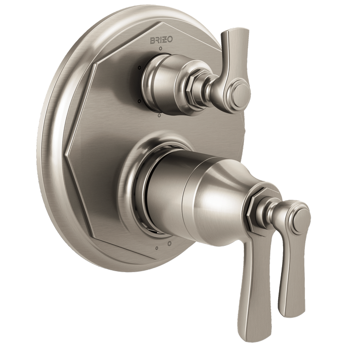 Brizo Brizo Rook: TempAssure Thermostatic Valve with 6-Function Diverter Trim