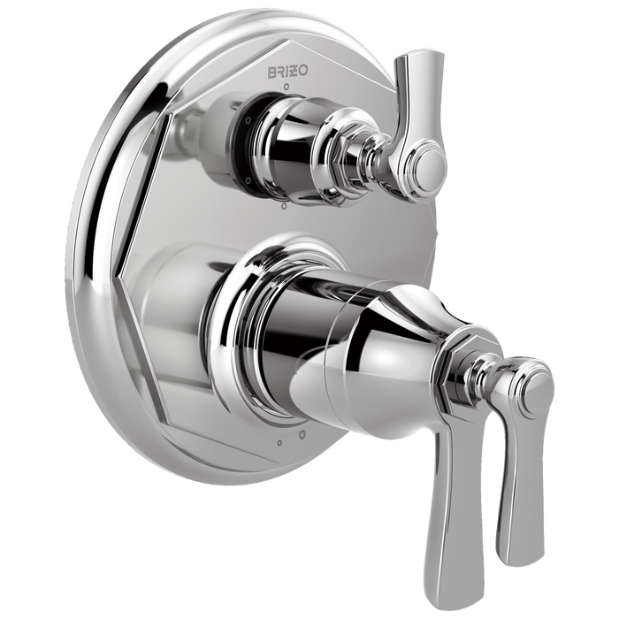 Brizo Brizo Rook: TempAssure Thermostatic Valve with 6-Function Diverter Trim